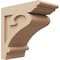 Ekena Millwork 6"W x 12"D x 12"H Classic Mayflower Rough Cedar Woodgrain TimberThane Corbel, Primed Tan CORUR06X12X12MAYRCPR - alternate 1